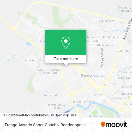 Frango Assado Sabor Gaúcho map
