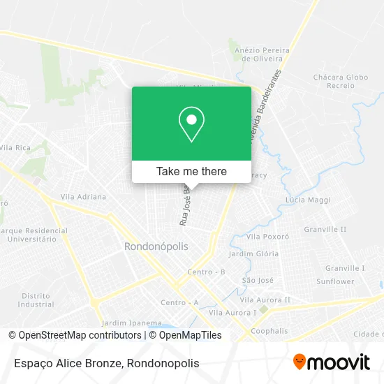 Espaço Alice Bronze map