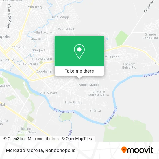 Mercado Moreira map
