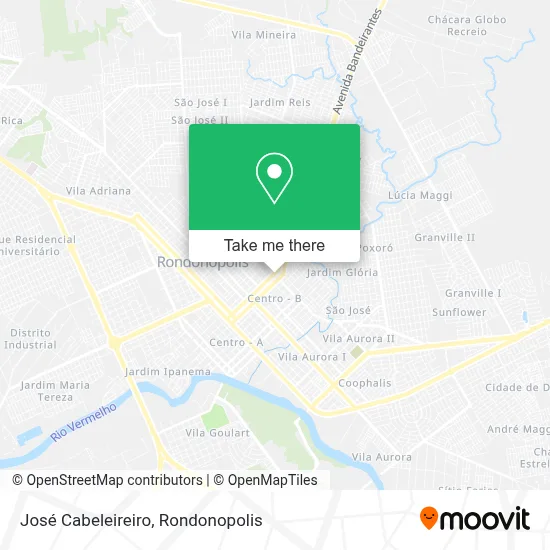 José Cabeleireiro map