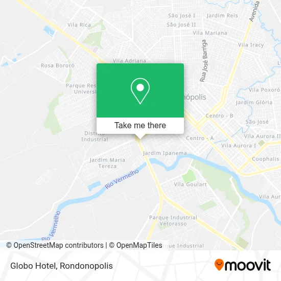 Hotel Globo map