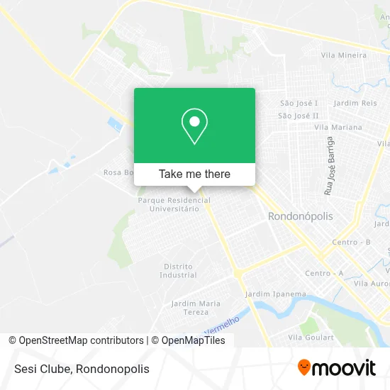 Sesi Clube map