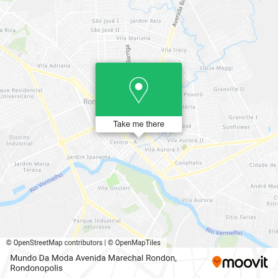 Mundo Da Moda Avenida Marechal Rondon map