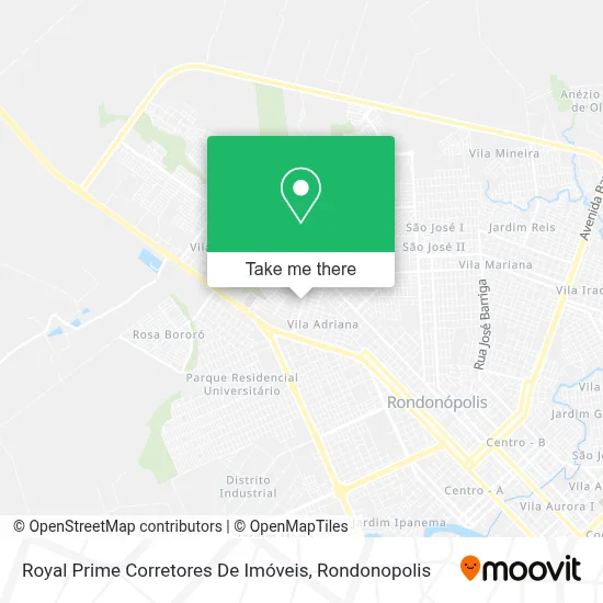 Royal Prime Corretores De Imóveis map