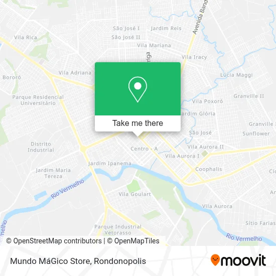 Mundo MáGico Store map