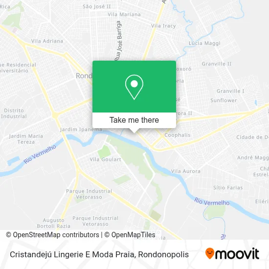 Cristandejú Lingerie E Moda Praia map