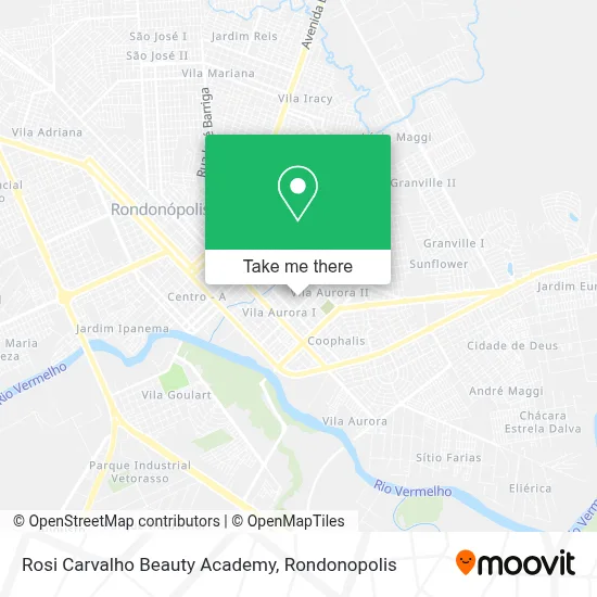 Rosi Carvalho Beauty Academy map