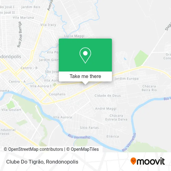 Clube Do Tigrão map