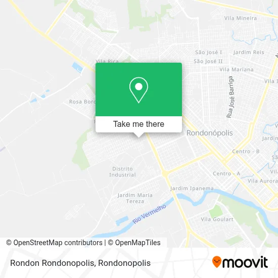 Rondon Rondonopolis map