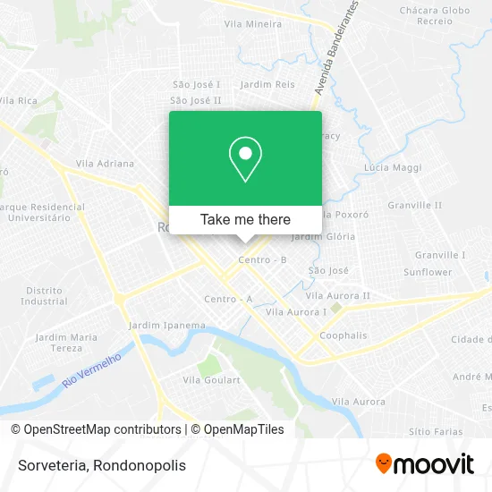 Sorveteria map