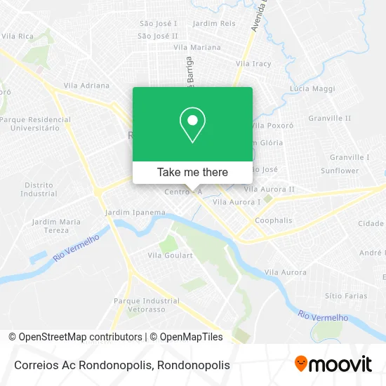 Correios Ac Rondonopolis map