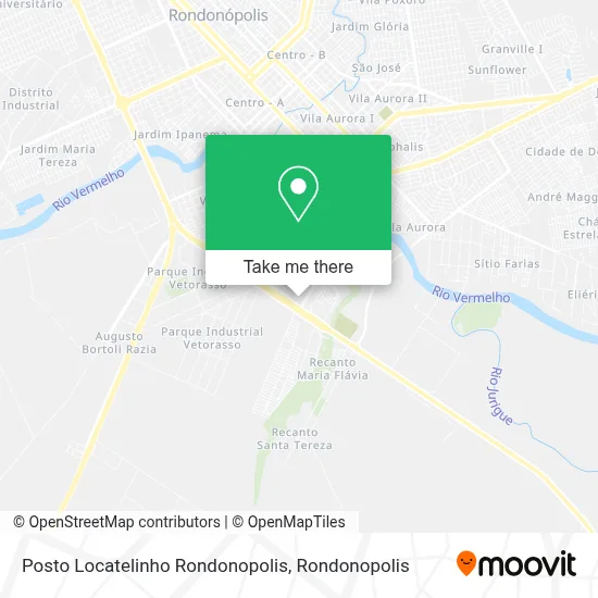 Posto Locatelinho Rondonopolis map