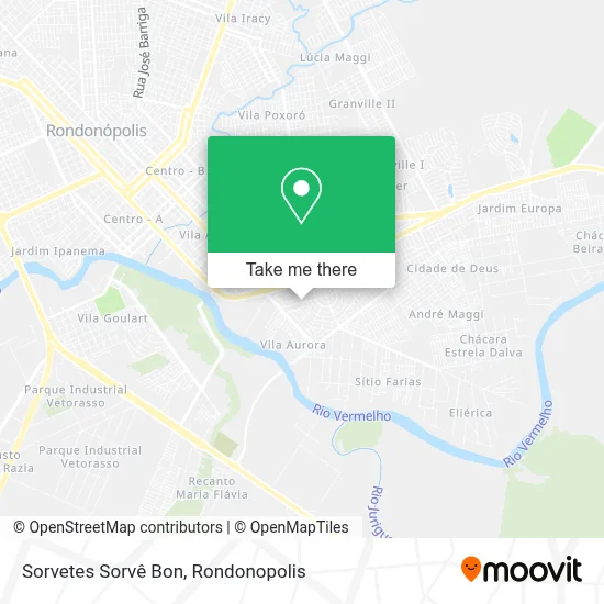 Sorvetes Sorvê Bon map