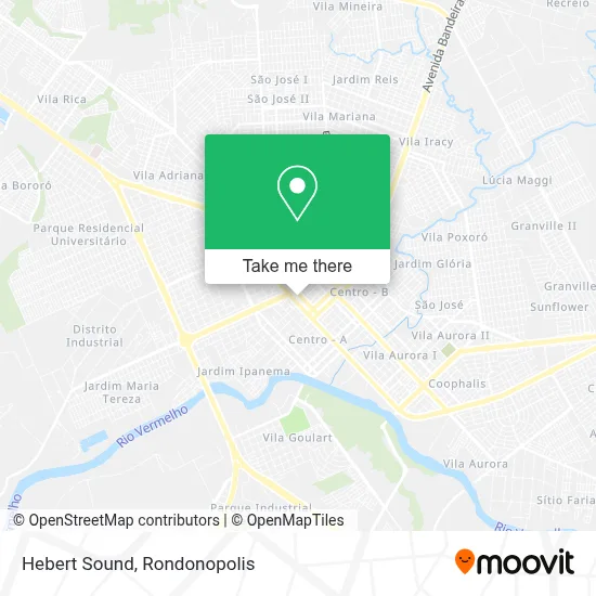 Hebert Sound map