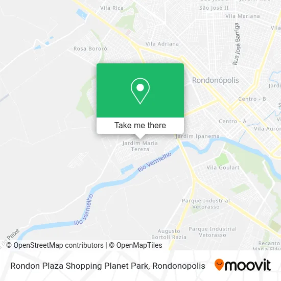 Rondon Plaza Shopping Planet Park map