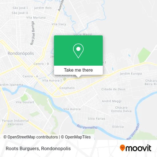 Roots Burguers map