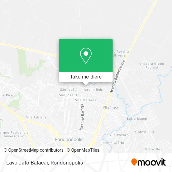 Lava Jato Balacar map