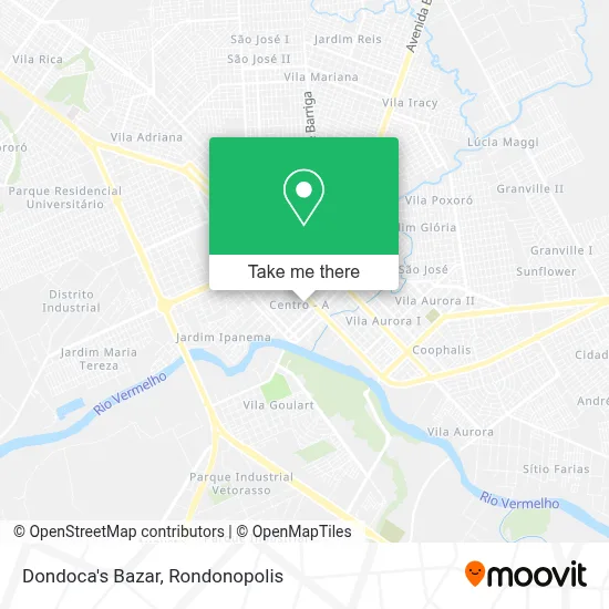 Dondoca's Bazar map