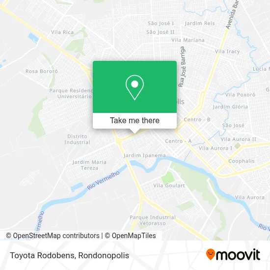Toyota Rodobens map