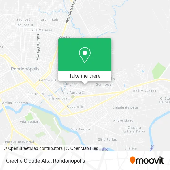 Creche Cidade Alta map