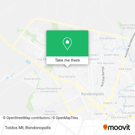 Toldos Mt map