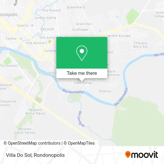 Villa Do Sol map
