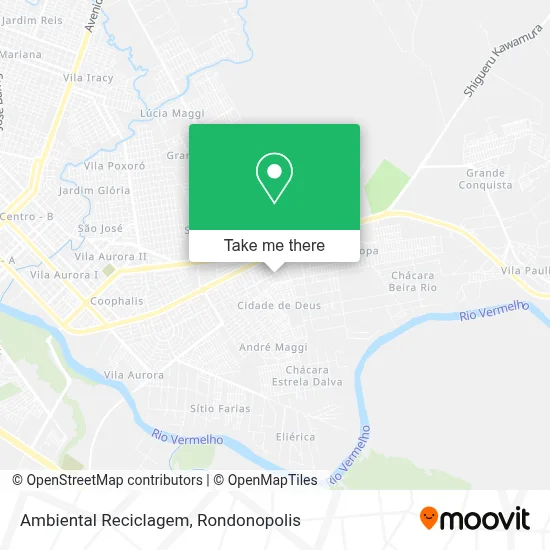 Ambiental Reciclagem map