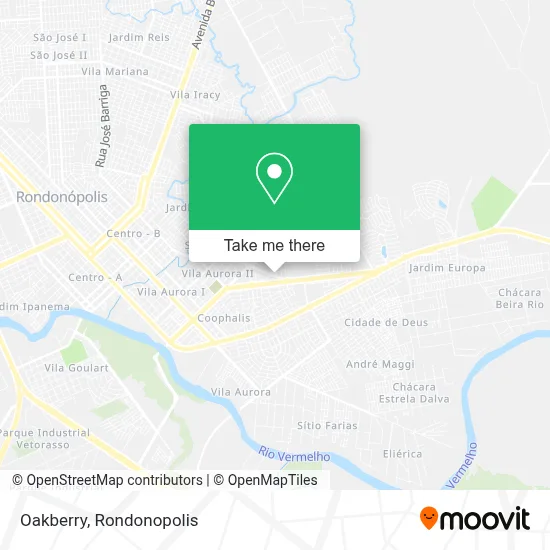 Oakberry map