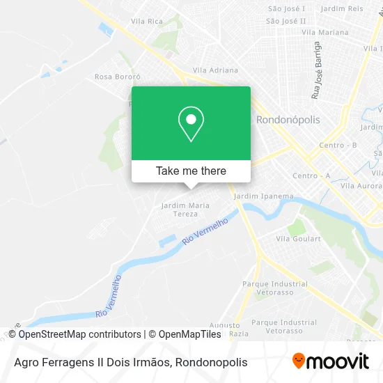 Agro Ferragens II Dois Irmãos map