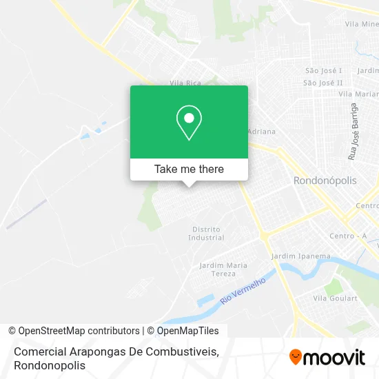 Comercial Arapongas De Combustiveis map