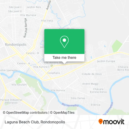 Laguna Beach Club map