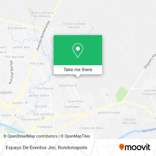 Espaço De Eventos Jnc map