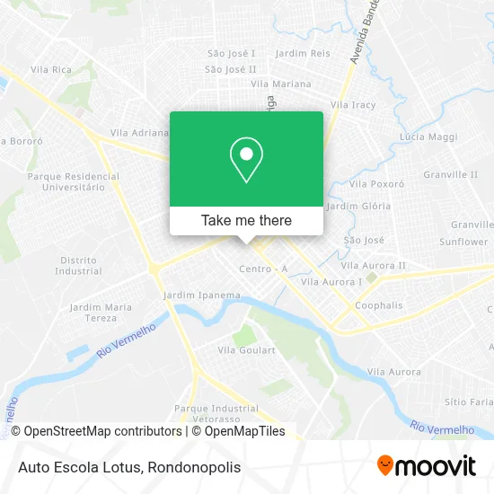 Auto Escola Lotus map