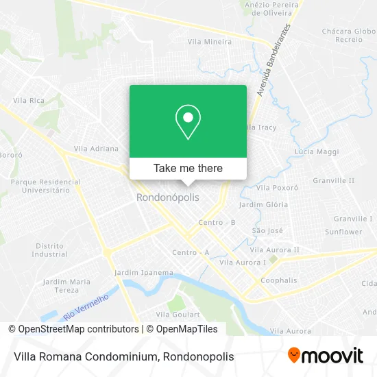 Villa Romana Condominium map