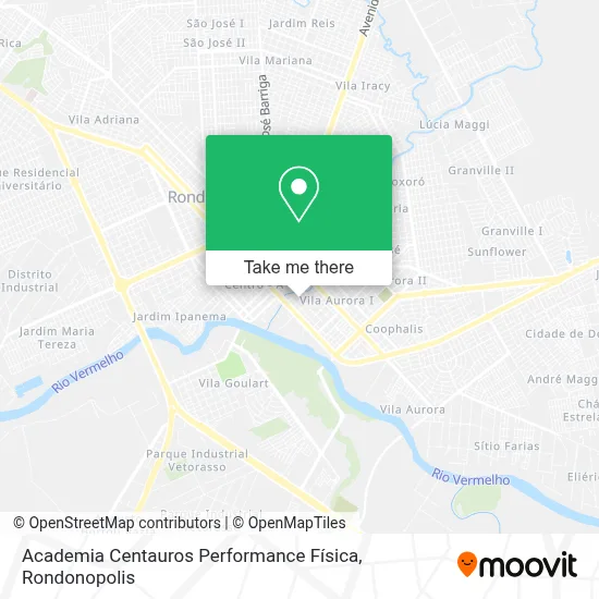 Academia Centauros Performance Física map