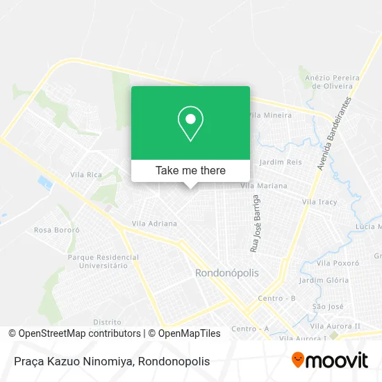 Praça Kazuo Ninomiya map