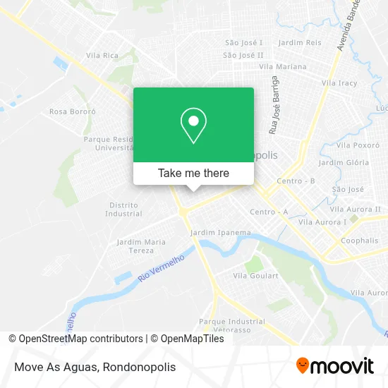 Move As Aguas map