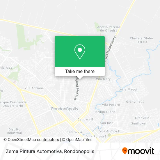 Zema Pintura Automotiva map