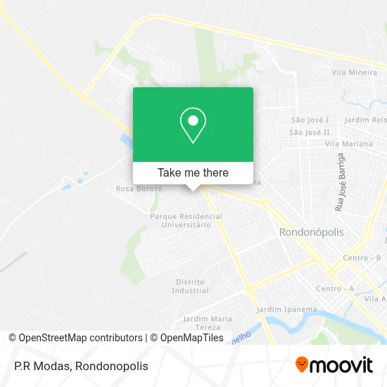 P.R Modas map