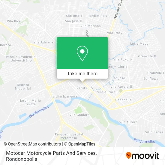 Motocar Motorcycle Parts And Services map