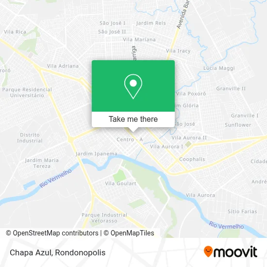 Chapa Azul map