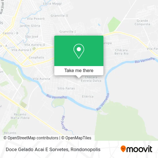 Doce Gelado Acai E Sorvetes map