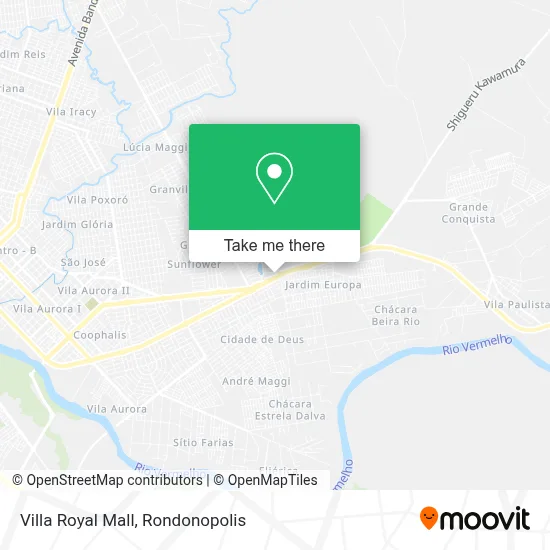 Villa Royal Mall map