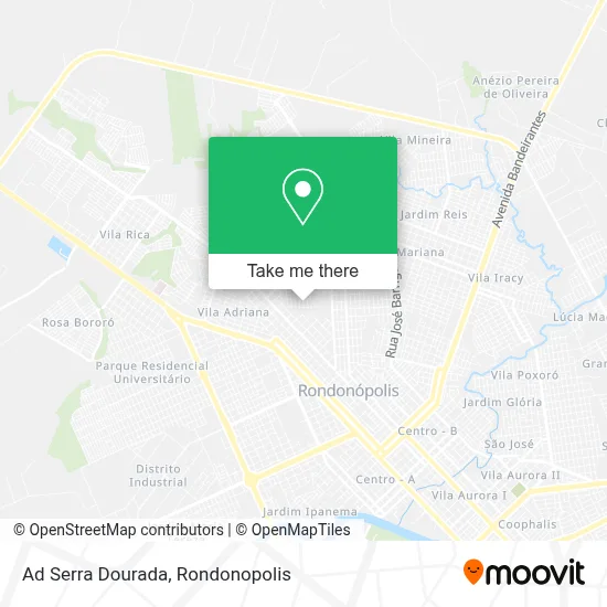 Ad Serra Dourada map