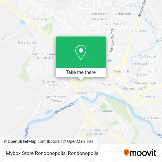 Mybox Store Rondonópolis map