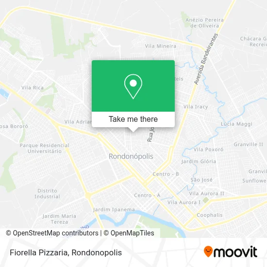 Fiorella Pizzaria map