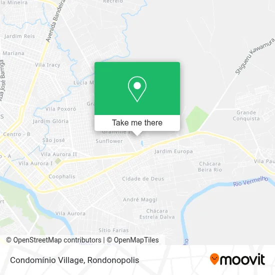Condomínio Village map