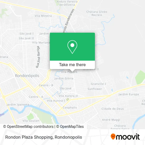 Rondon Plaza Shopping map