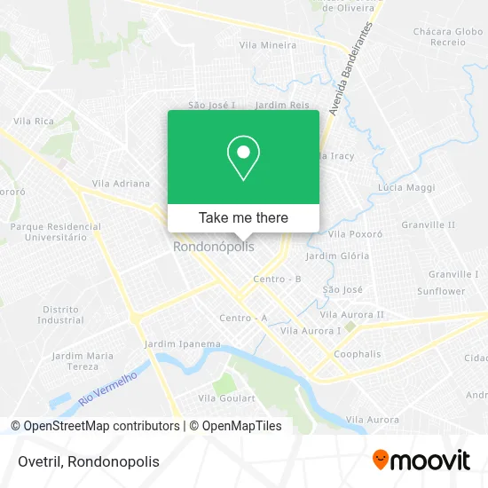 Ovetril map