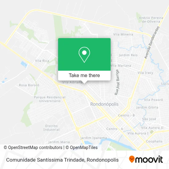 Comunidade Santíssima Trindade map